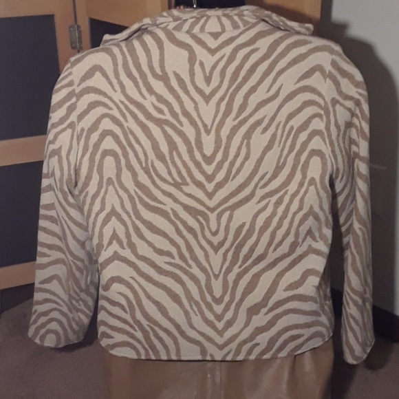 Painted Point Vintage Animal Print Blazer - Picture 3 of 8